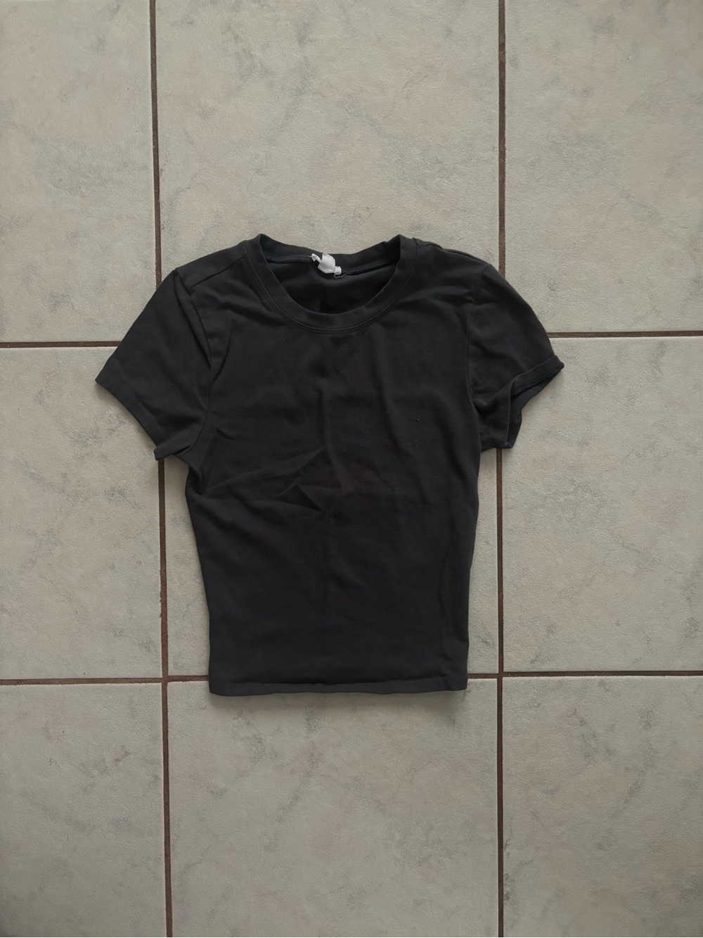 SuperSoft Crewneck Cropped T-shirt-Garage